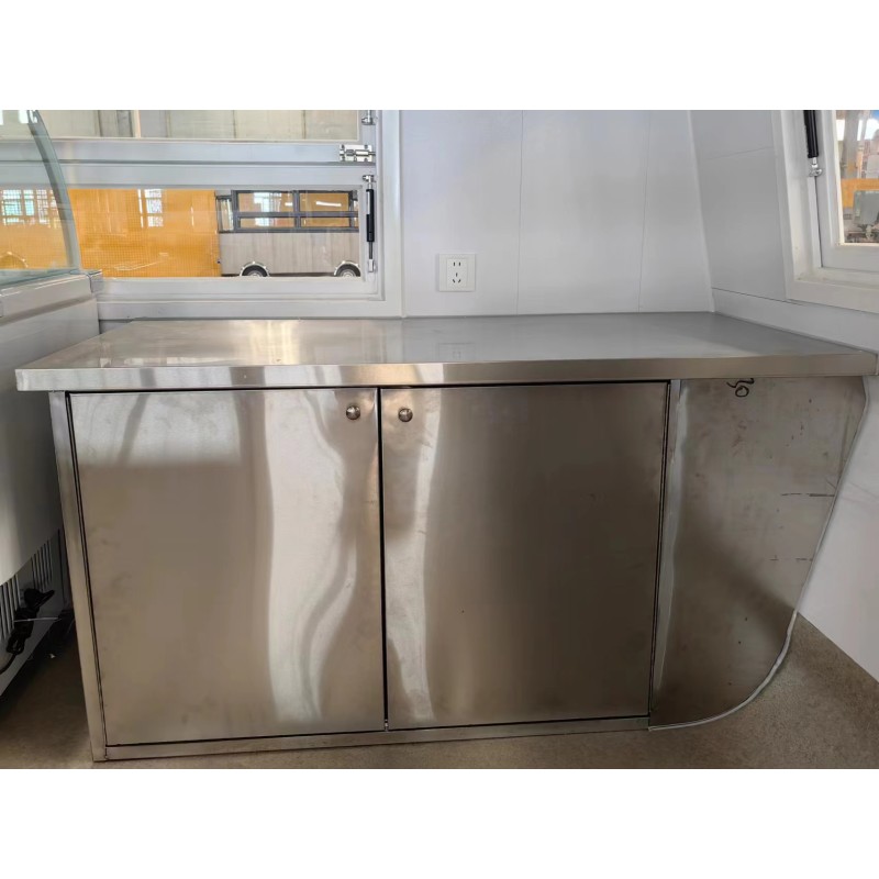 Mobile Kiosk Factory - New Hamburger Deep Fryer Bbq Vending