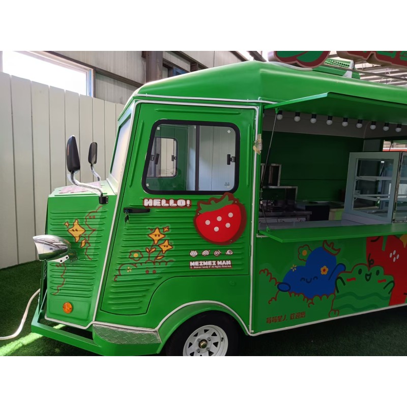 Mobile Kitchen Supplier - Multifunctional Big Wheel Snack Trailer