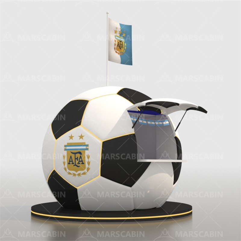 Prefab House Factory - Cheap Mobile Football Shaped Design