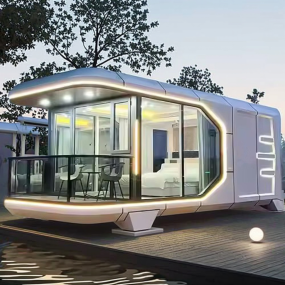 Tiny House Manufacturer - 28sqm Weatherproof Movable Capsule Home