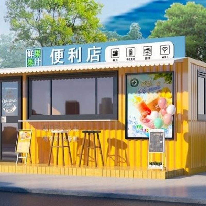 Prefab Store Manufacturer - All in One Waterproof Insulated