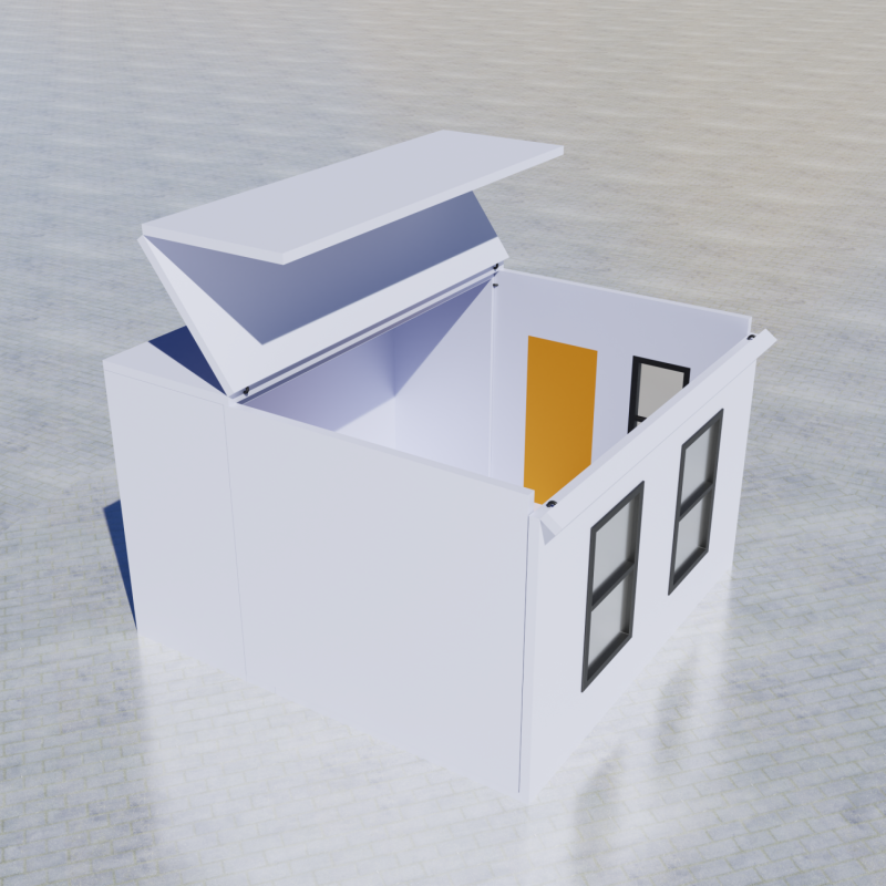 Tiny House Factory - New Design Small Movable Foldable