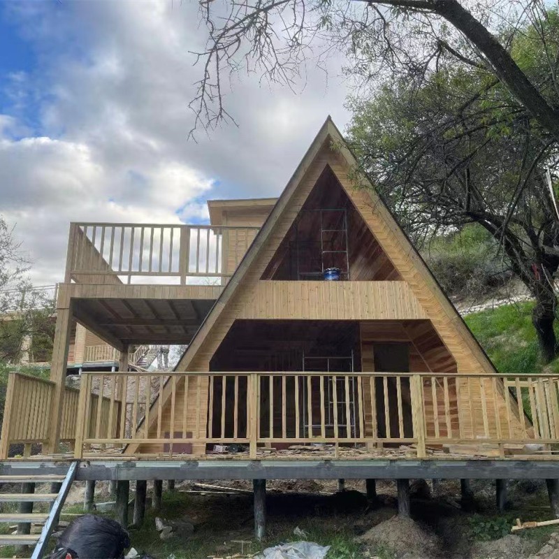 Prefab House Manufacturer - A Frame Roof Modular Tiny Home