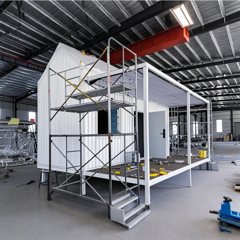 ADU House Supplier - Steel Frame Slope Roof Prefab Unit