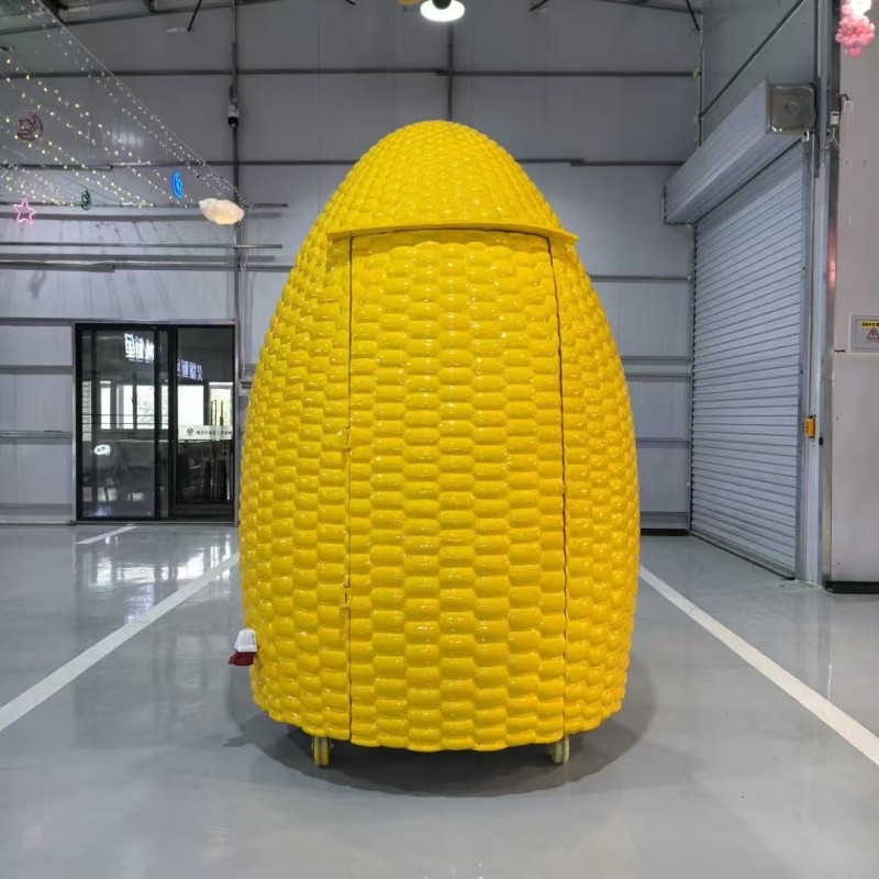 Mobile Cart Supplier - Portable Corn Shaped Ice Cream Kiosk