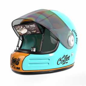 Mobile Van Factory - Eye Catching Helmet Shaped Compact Snack