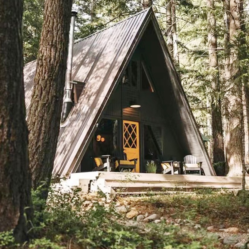 Wooden Cabin Supplier - Garden Triangle Wooden House for Sale