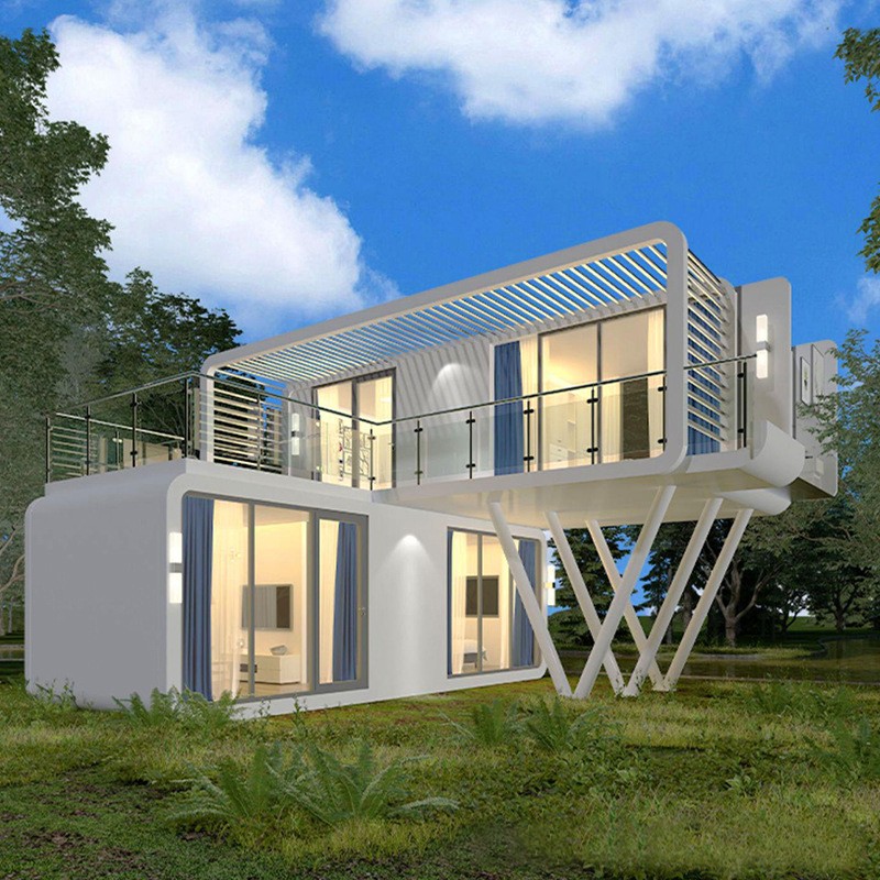 Steel Frame House Manufacturer - 20Ft-40Ft Prefab Apple Cabin