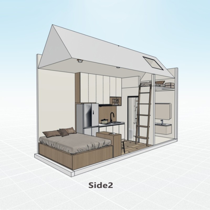 Tiny Home Manufacturer - Modern Luxury Furnished Slope Roof