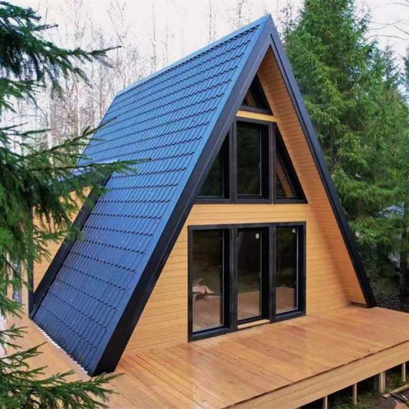 A Frame House Supplier - Prefab Wood Steel Glamping House