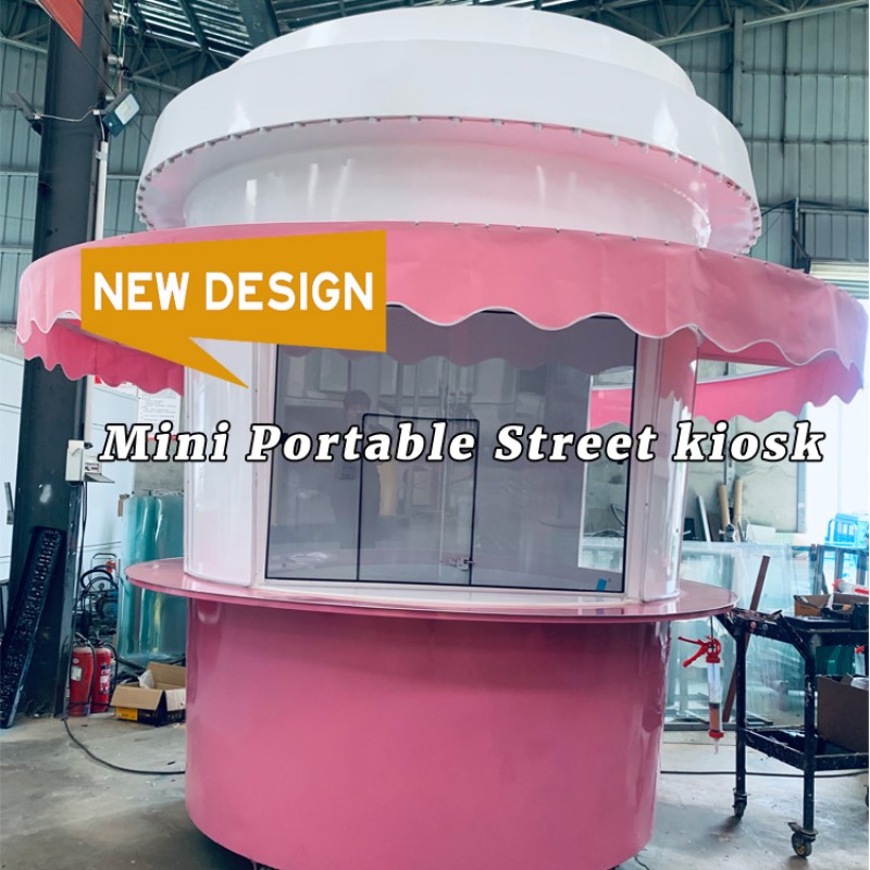 Coffee Kiosk Factory - Sleek LED Illumination Shopping Mall