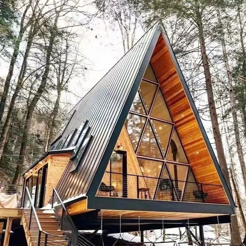 Modular Home Manufacturer - Detachable Prefab Triangle Cottage
