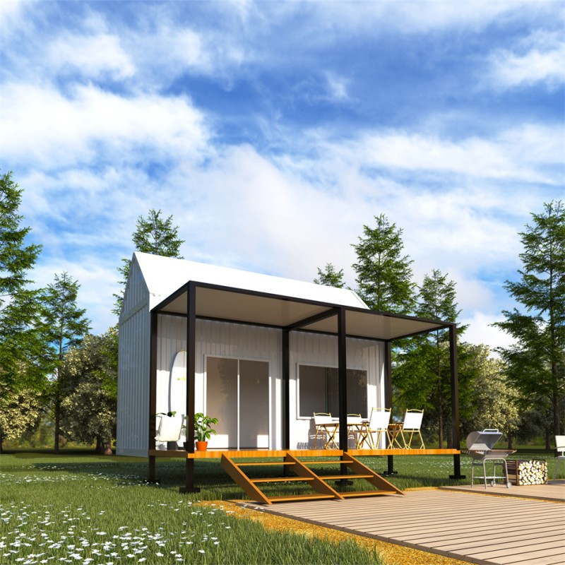 ADU House Supplier - Steel Frame Slope Roof Prefab Unit