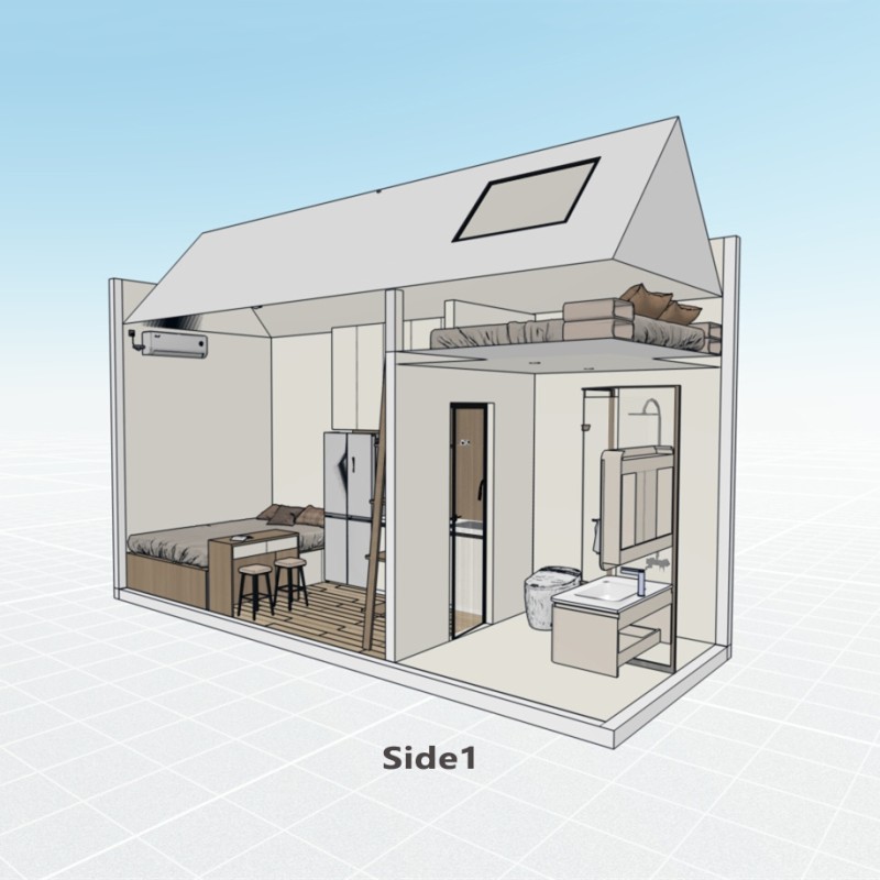 Tiny Home Manufacturer - Modern Luxury Furnished Slope Roof