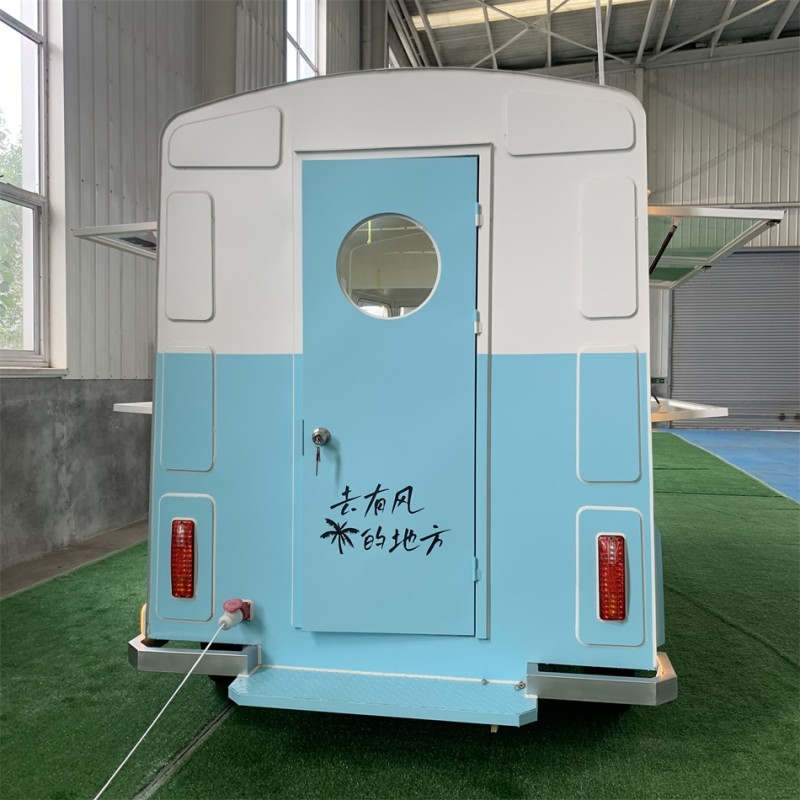 Food Trailer Factory - Pink Electric Modern Design Van Truck