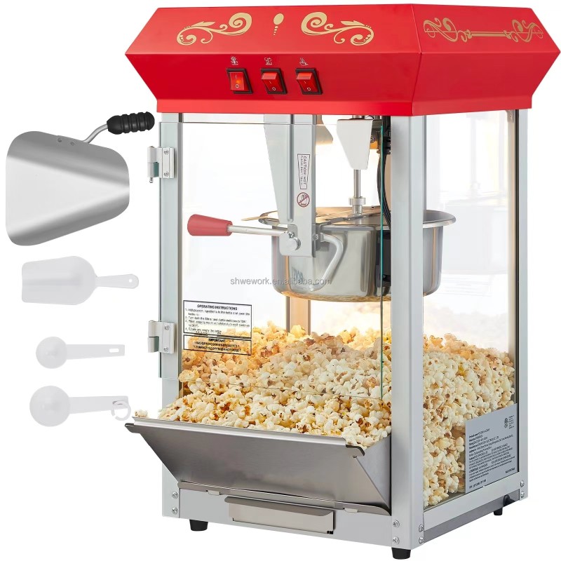 Popcorn Machine Factory - Custom WeWork 8 Oz 850W Automatic Popper