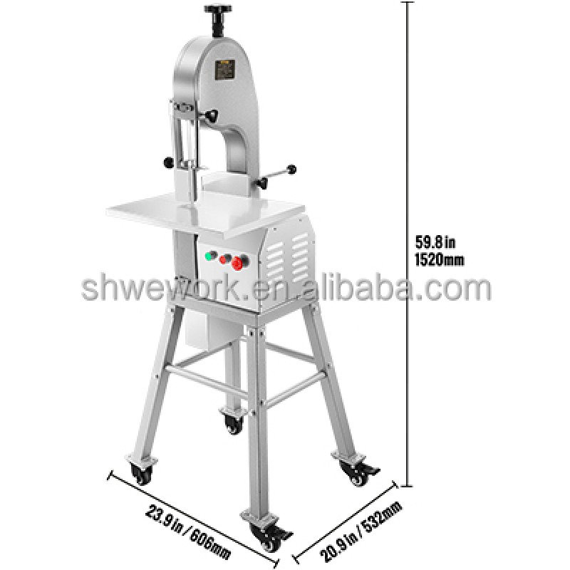 Bone Saw Factory - Custom Commercial 850W Frozen Meat Butcher Bandsaw