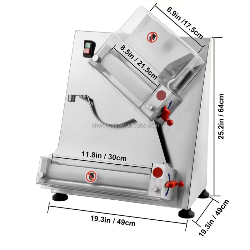 Dough Roller Factory - Custom WeWork 30CM Automatic Pizza Sheeter