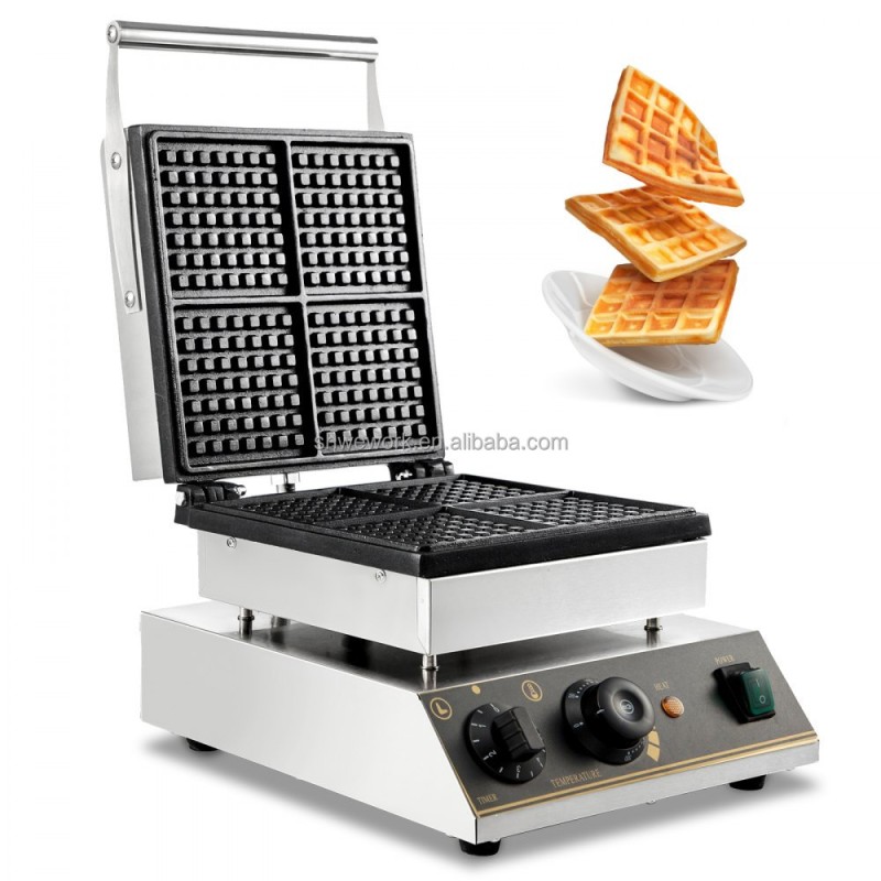 Waffle Machine Factory - Custom WeWork 2000W Commercial Square Electric