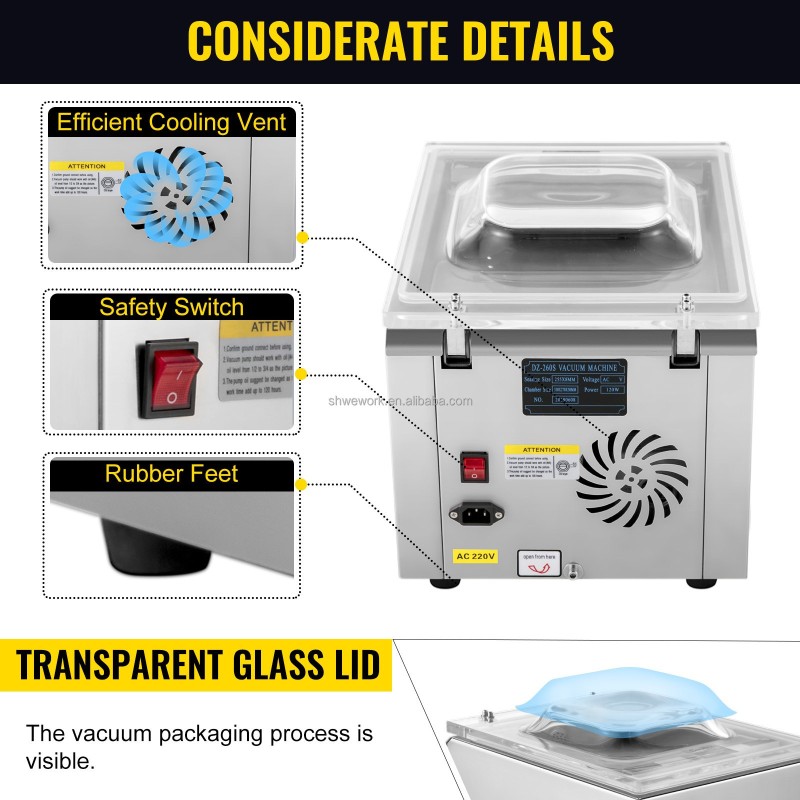 Vacuum Sealer Factory - Custom WeWork DZ 260S Chamber Vacuum Packer