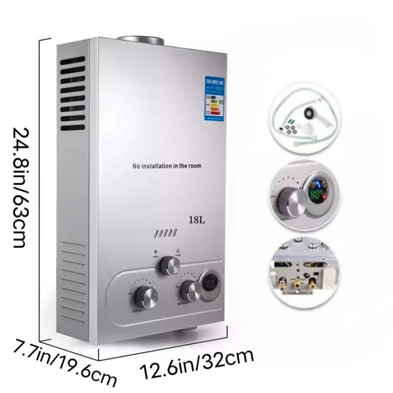 Gas Water Heater Factory - Custom 16L LPG LNG Tankless Instant Heater