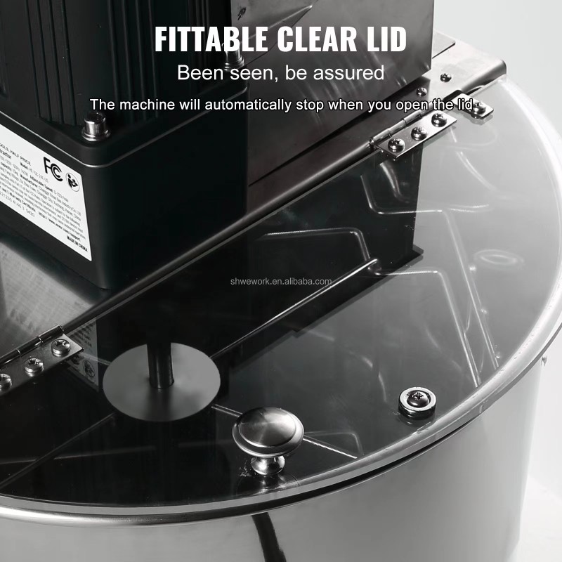 Honey Extractor Factory - Custom Electric 2-4 Frame Stainless Spinner