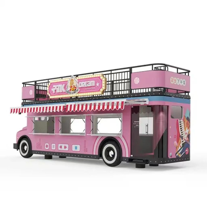 Food Truck Factory - Custom WeWork 2 Story Electric Mobile Cafe Bar