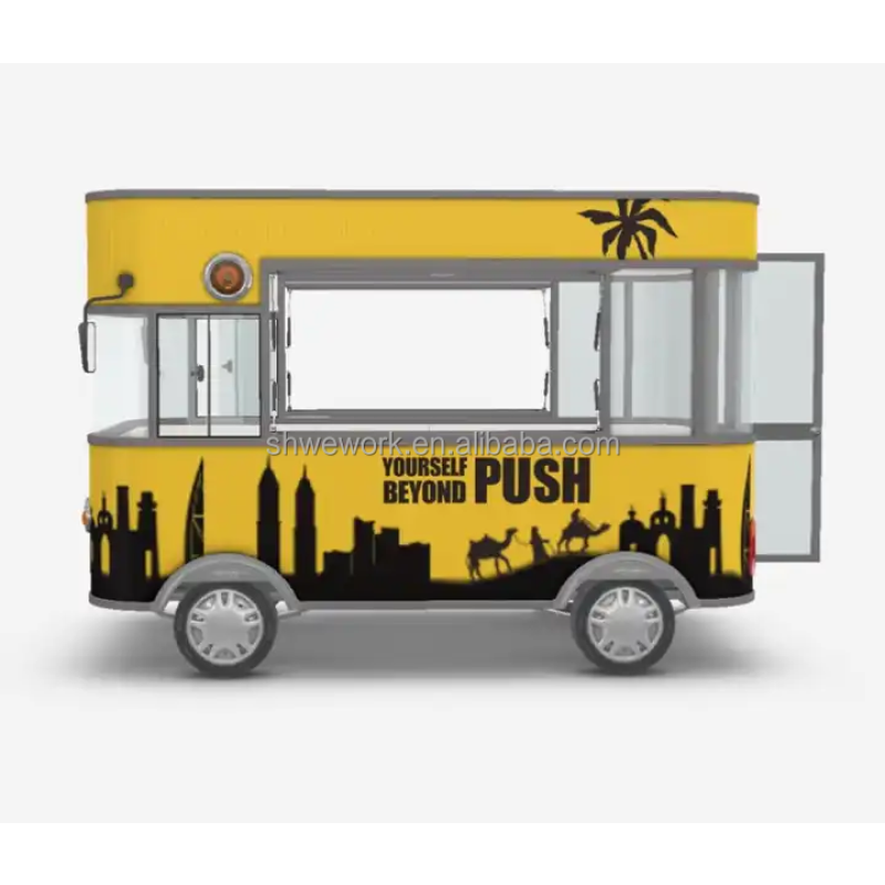 Food Truck Factory - Custom WeWork Electric Mobile Cafe Restaurant Bar