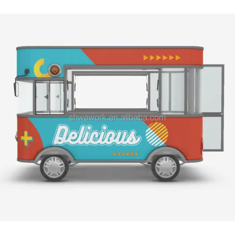 Food Truck Factory - Custom WeWork Electric Mobile Snack Car Ice Cream