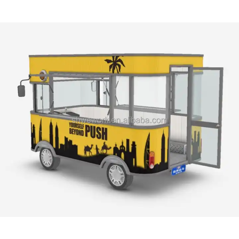 Food Truck Factory - Custom WeWork Electric Mobile Cafe Restaurant Bar