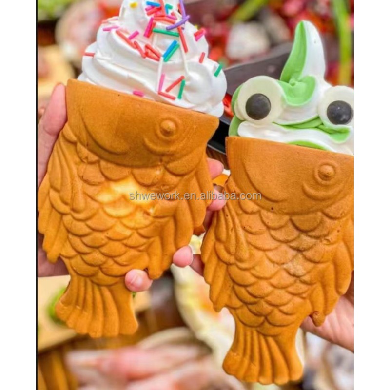 Taiyaki Machine Factory - Custom Commercial Electric Ice Cream Waffle Oven
