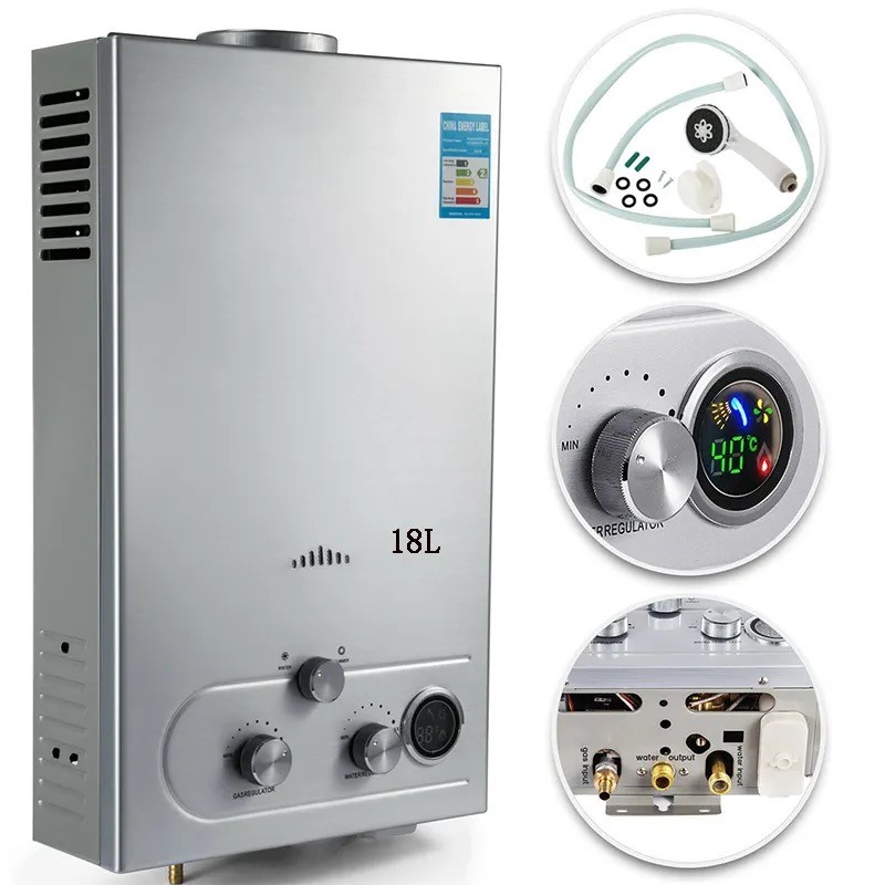 Gas Water Heater Factory - Custom 18L Digital Stainless Steel Instant