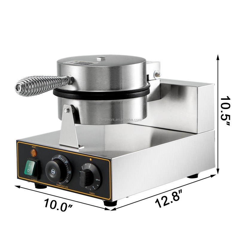 Waffle Maker Factory - Custom WeWork 1100W Commercial Round Single Head