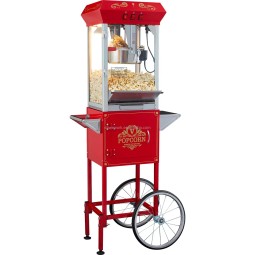 Popcorn Machine Factory - Custom WeWork 8 Oz Automatic Popper With Cart