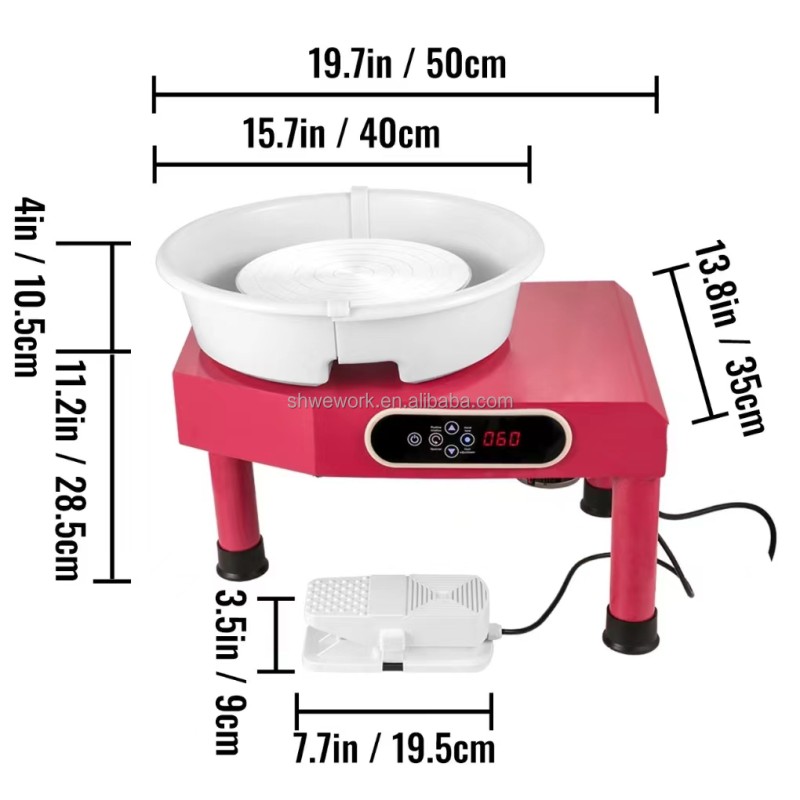 Pottery Wheel Factory - Custom 25cm 350W Electric Clay Forming Machine