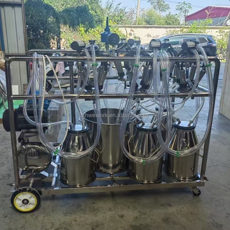 Milking Machine Factory - Custom Electric 6 Cows Gasoline 25L Bucket