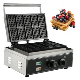 Waffle Maker Factory - Custom WeWork 2000W Rectangle Commercial Electric