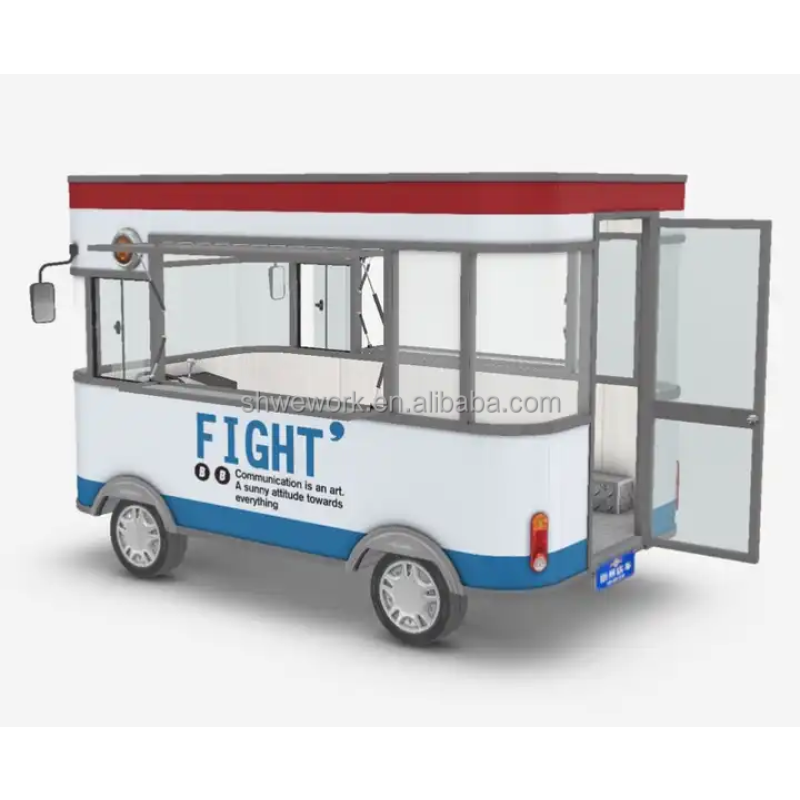 Food Truck Factory - Custom WeWork Electric Mobile Snack Car Ice Cream