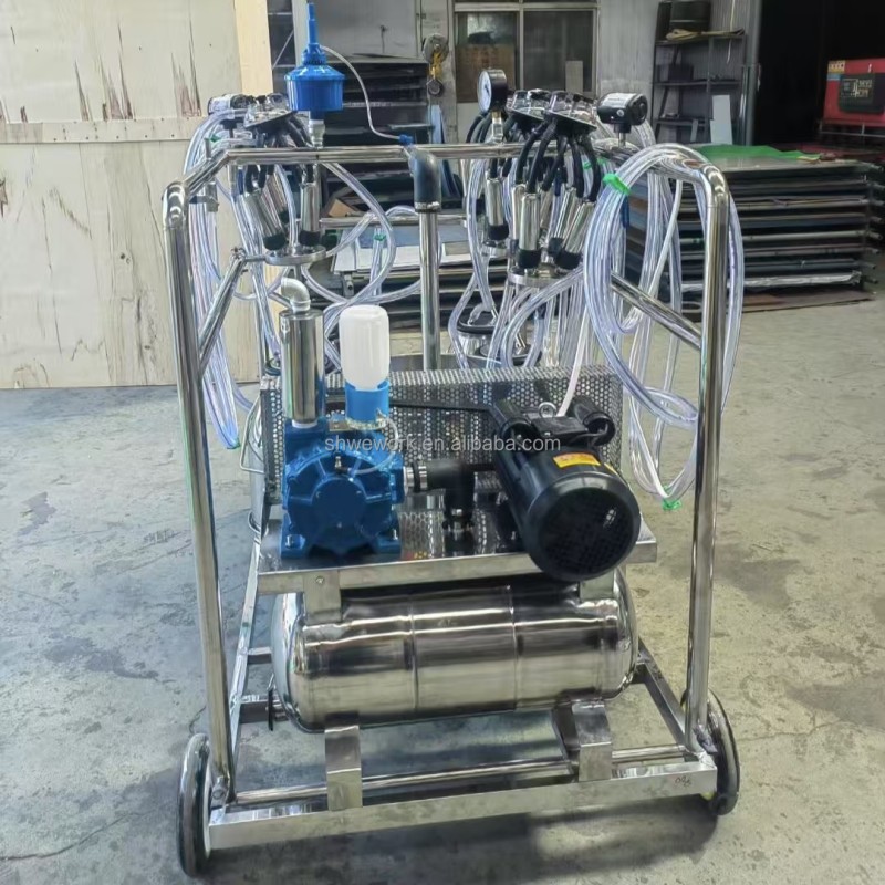 Milking Machine Factory - Custom Electric 6 Cows Gasoline 25L Bucket