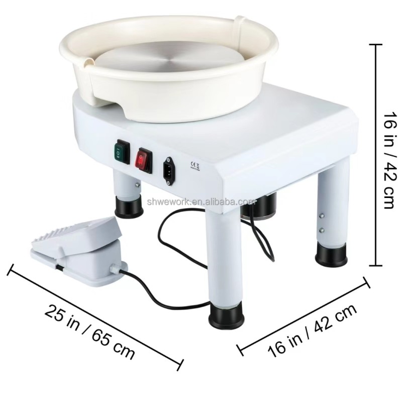 Pottery Wheel Factory - Custom 450W 35cm Ceramic Wheel Forming Machine