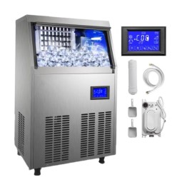 Ice Maker Factory - Custom Commercial 70kg/24H Stainless Steel Portable