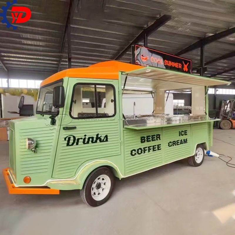 Mobile Restaurant Supplier - Ice Cream Coffee Food Trailer Electric