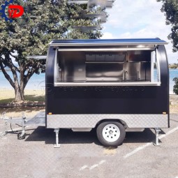 Fiberglass Food Truck Manufacturer - Umbrella Mobile Ice Cream Bar