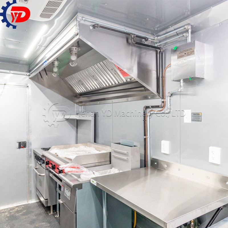 Fast Food Cart Manufacturer - BBQ Vending Cart Hot Dog Pizza Truck