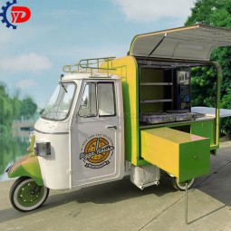 Electric Food Truck Manufacturer - Custom Piaggio Ape Tuk Tuk Ice Cream Cart