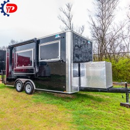 Pizza Food Trailer Supplier - Stainless Steel 16ft Hot Dog Truck