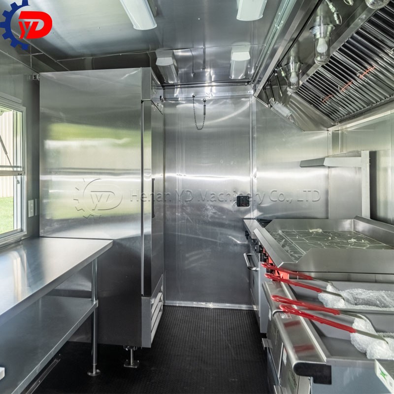 DOT Certificate Trailer Factory - Concession Food Truck Full Kitchen