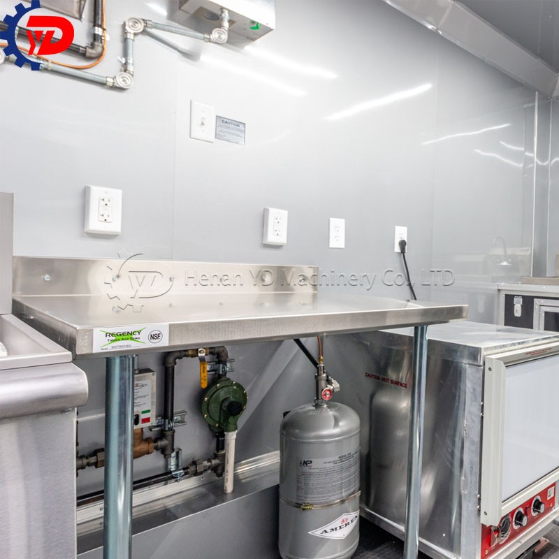 Pizza Food Trailer Supplier - Stainless Steel 16ft Hot Dog Truck