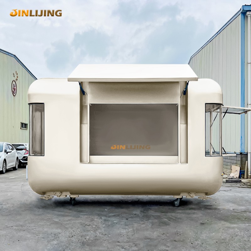 Fast Food Cart Supplier - Fully Equipped Vending Cart Outdoor Mobile