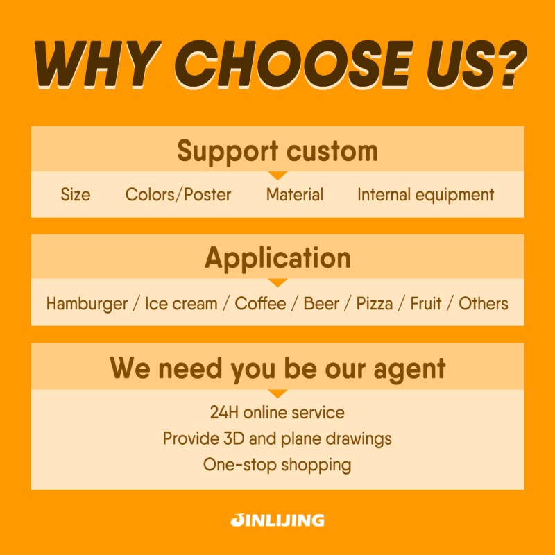 Fiberglass Cafe Manufacturer - Custom New Blue Cooking Hamburger Trailer